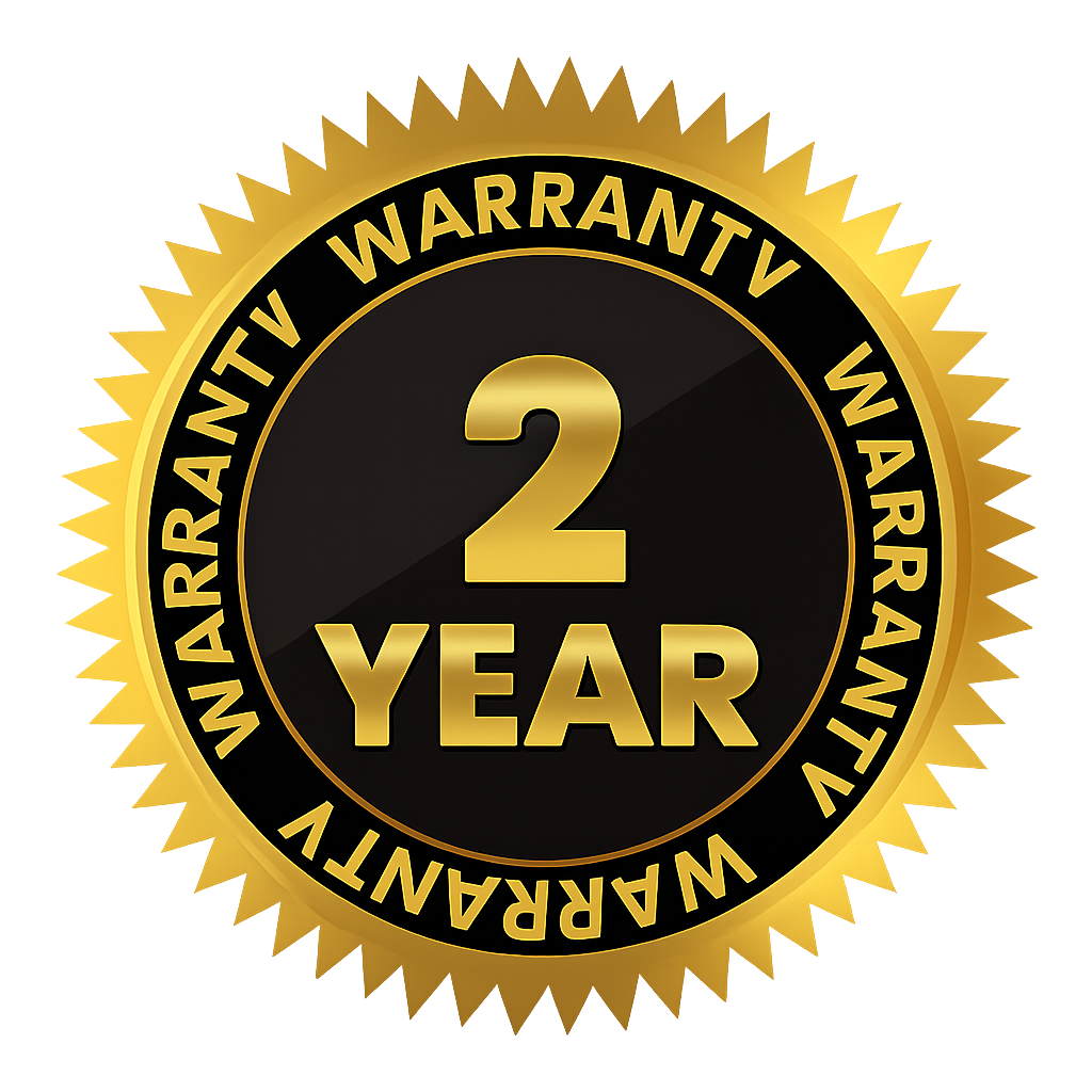 2-Year Warrenty